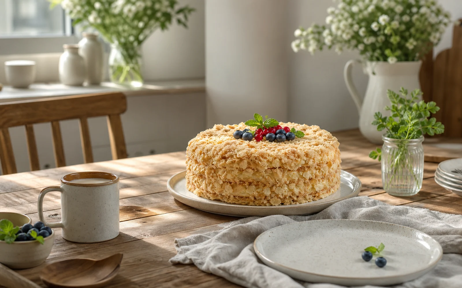 Иллюстрация к материалу: Наполеон торт — Собрано